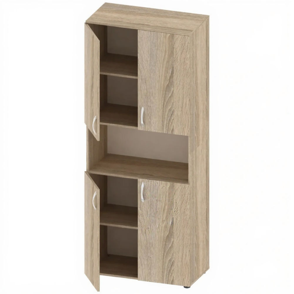 Шкаф с дверцами и нишей ШК-АД-117-1