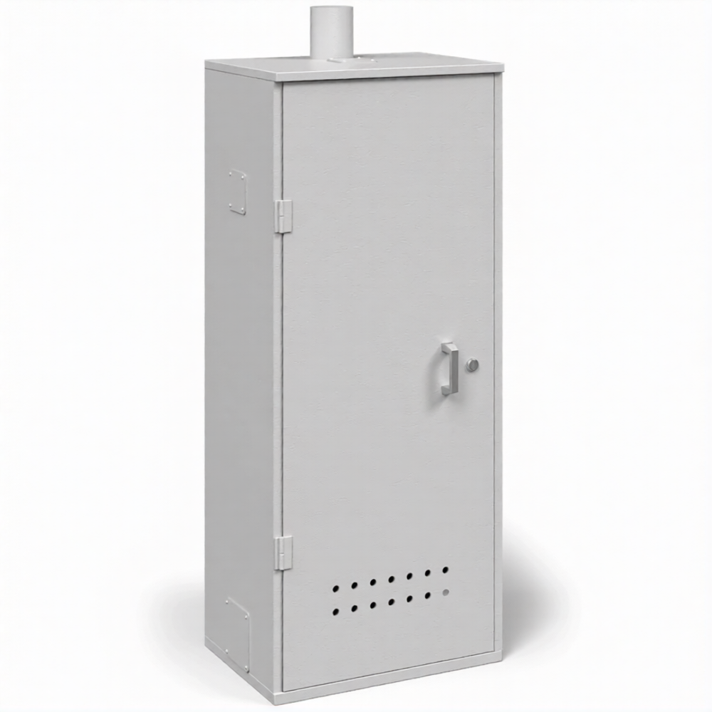 Шкаф с патрубком для баллона 50 литров, сварной, усиленный - 1.2 мм