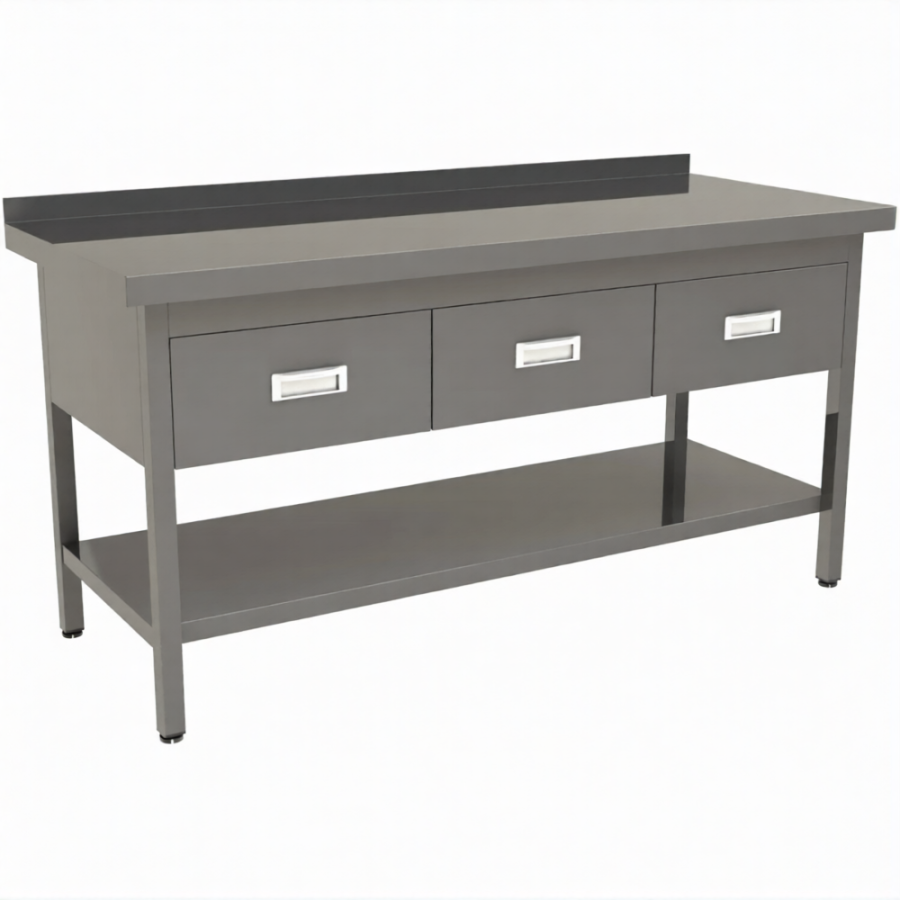 Стол производственный с выдвижными ящиками СПЯ-17/7-БП