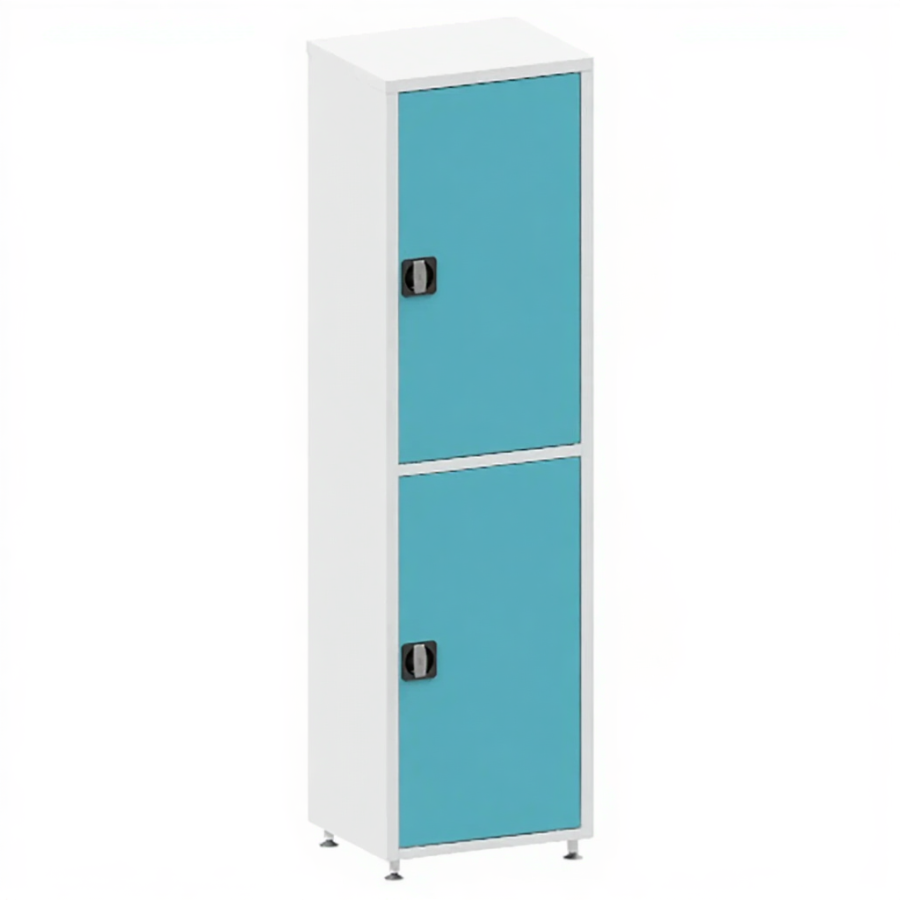 Шкаф медицинский двухсекционный одностворчатый ШМ СКБ-1М