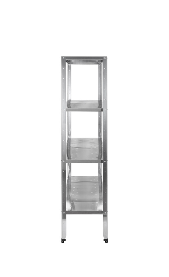 Стеллаж кухонный с перфорированными полками Luxstahl СРП-1800*800*300