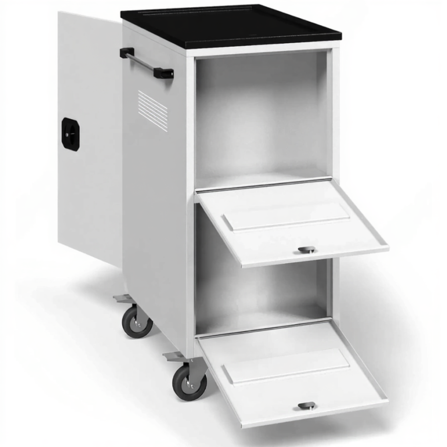 Тележка для хранения 15 ноутбуков 15,6 дюймов, без ячеек