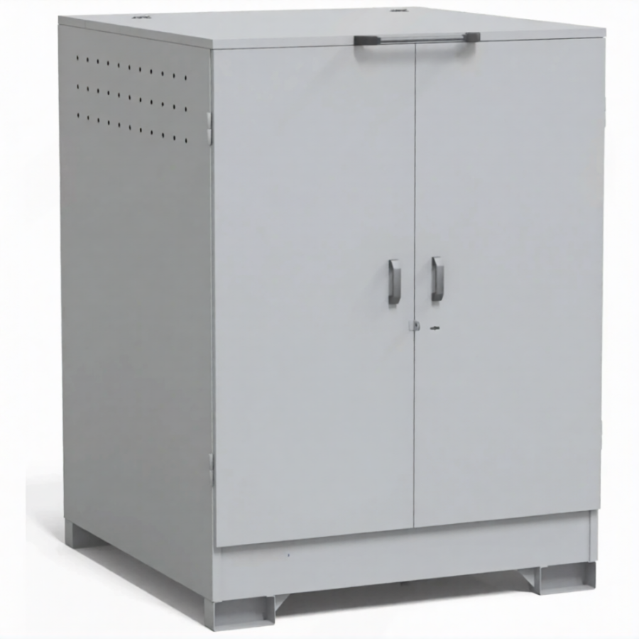 Шкаф для 4-х бочек 1900х1410х1405, оцинкованный настил, сточный поддон