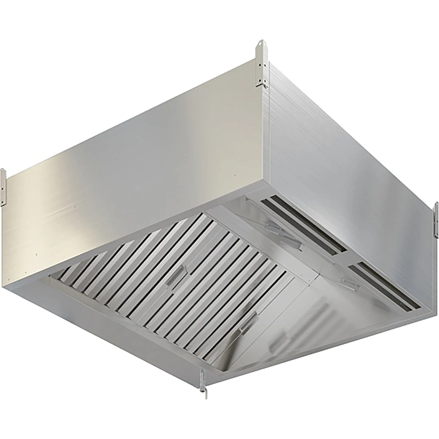 Зонт приточно-вытяжной пристенный ЗПВПКП-11/08 с подсветкой