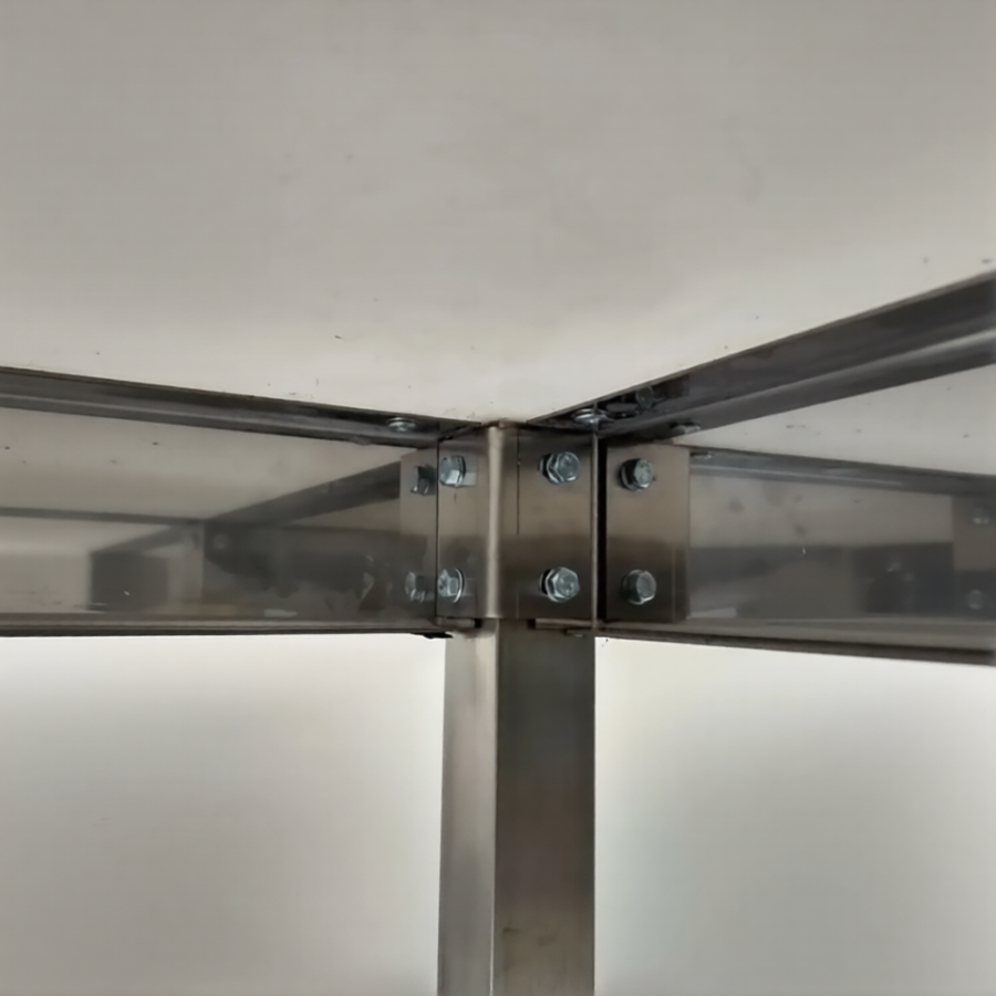 Стол производственный СПРп - 860х1200х800 «Profi Ral» (полка-решетка)