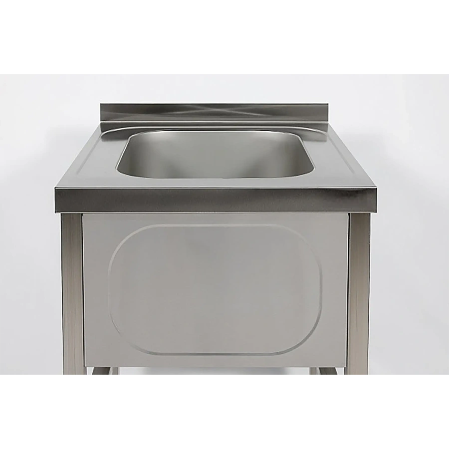 Ванна моечная односекционная цельнотянутая с бортом ВМЦ-1/6/7-Б