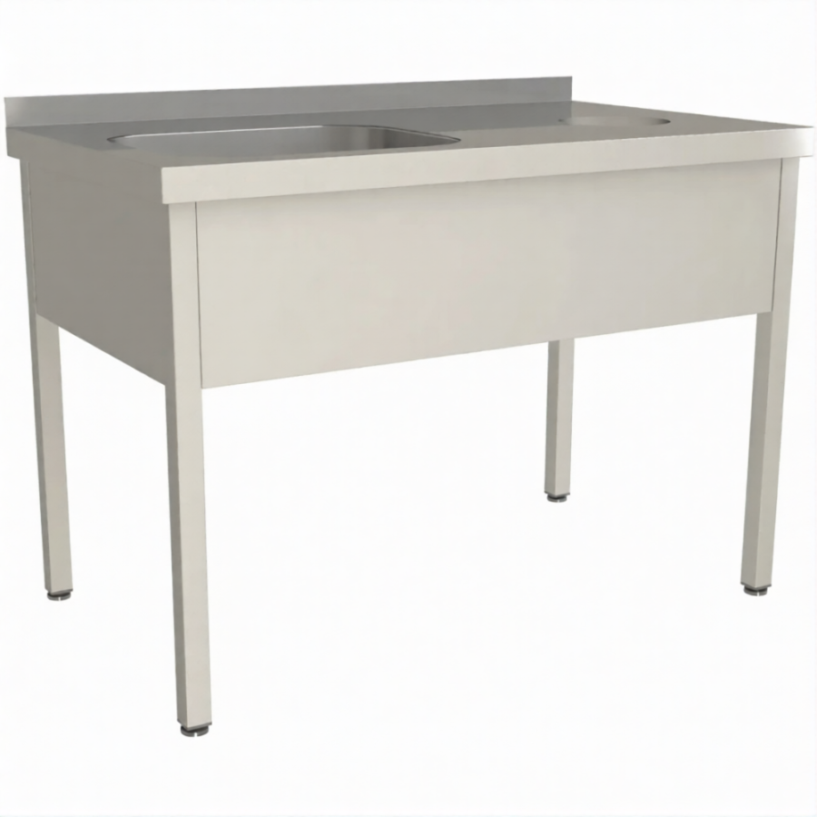 Стол для сбора пищевых отходов с ванной СПОВЦ/1-13/6-БО-Л