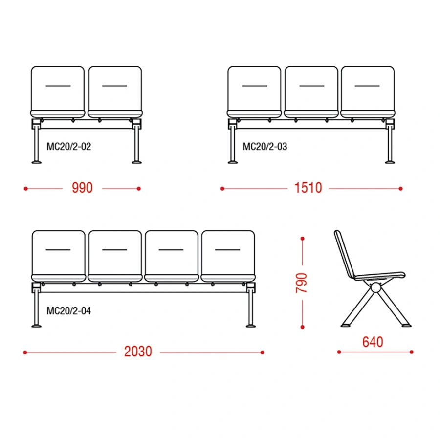 Многоместная секция Вектор БП (модель МС20/2)