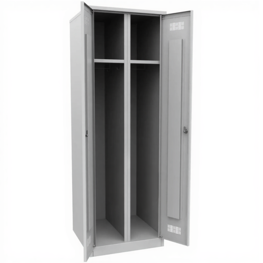 Шкаф для одежды металлический ШРВ-ДВ-400 двухсекционный ШРВ-ДВ-400